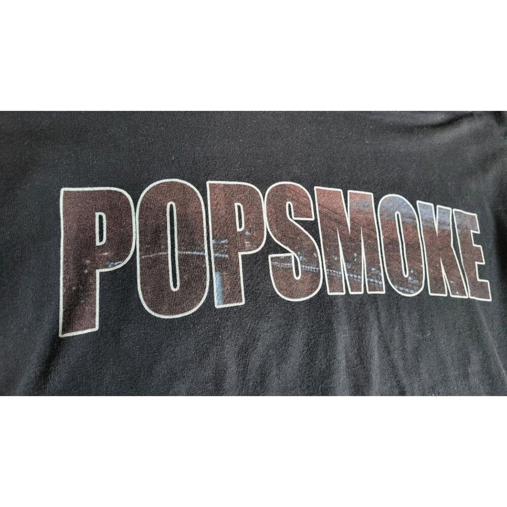 Vlone Pop Smoke Meet The Woo 2 T-Shirt Black Graphic Tee Size Large - Picture 4 of 6